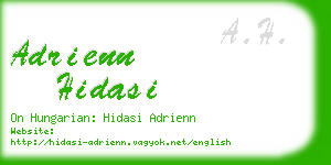 adrienn hidasi business card